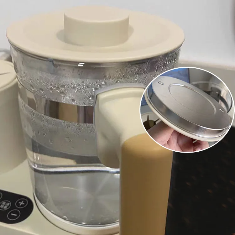 Best Selling High Borosilicate Glass Baby Milk Warmer Dispenser 72hours Constant Temperature Control Electric Milk Shaker Bottle