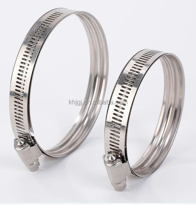 12.7mm/14.2mm band width Installs Easily  with inner ring American Type Hose Clamps