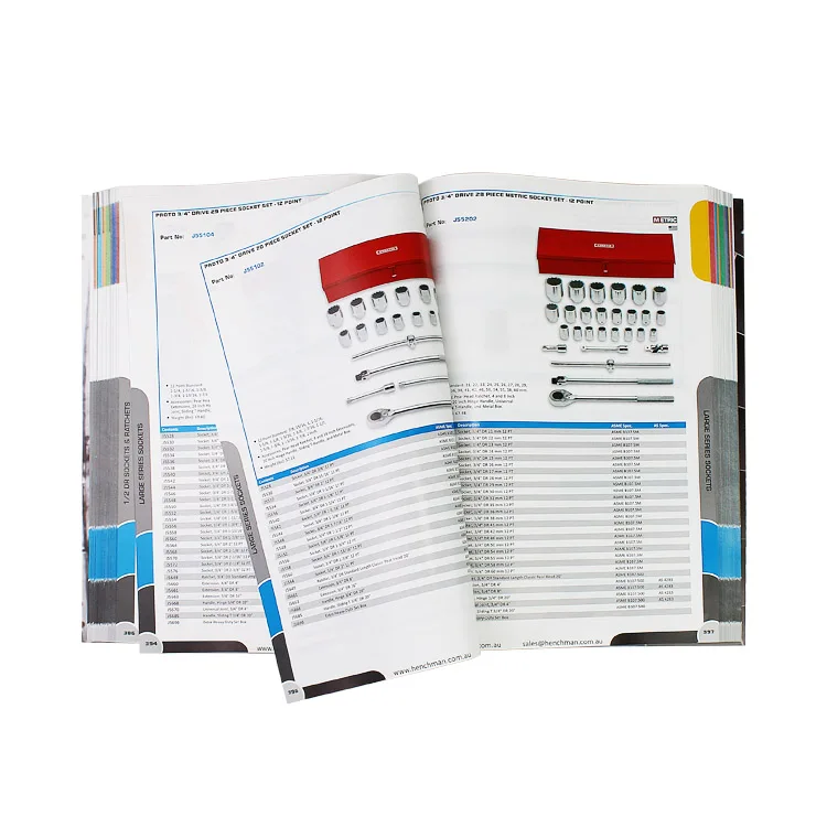 Custom Offset Printing Perfect Binding Brochures Company Catalog Softcover Children Publication Book Printing Service