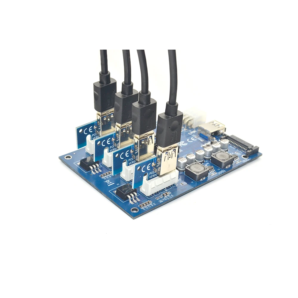 Переходник Pci E 1-4 Express мини-карта Itx External 3 Pci-e слот Ver 005 адаптер Pcie усилитель порта карта Ver005 1x до