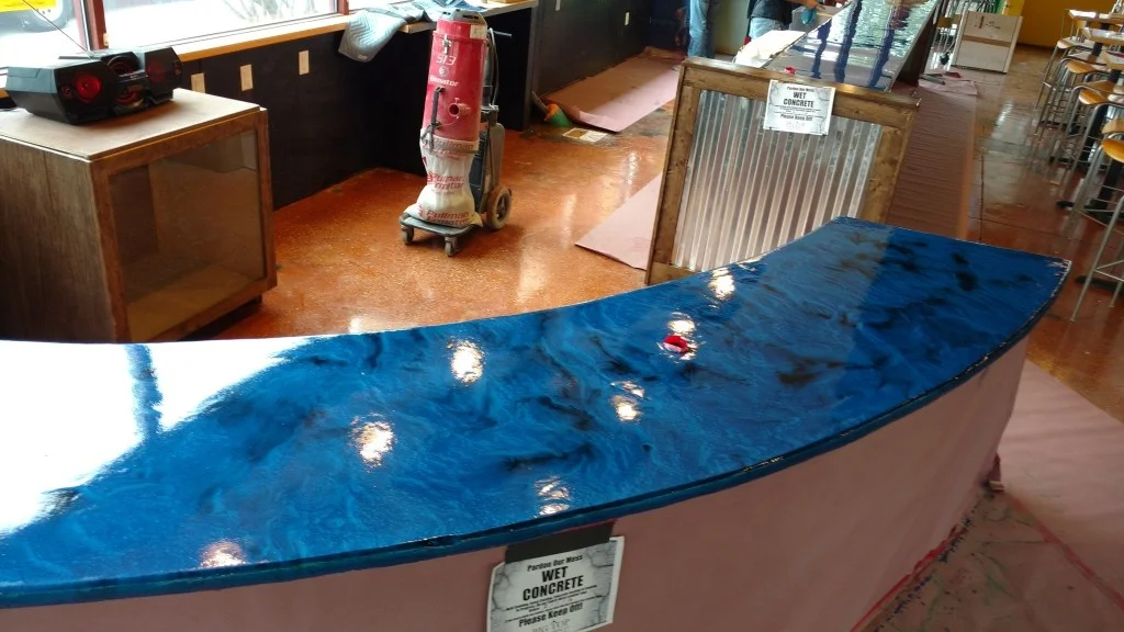 Metallic Epoxy Countertop