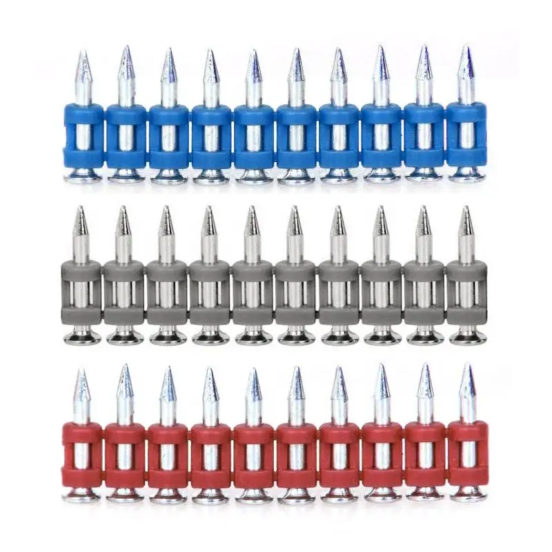 Gas Nail for Concrete Gun 3.0mm gun nailer  Plastic Strip Gas Drive Pins Concrete steel Nails Gas Actuated Fastener