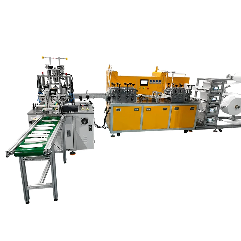 Full automatic KF94 DS2 fish shape mask machine for Korea and Japan market