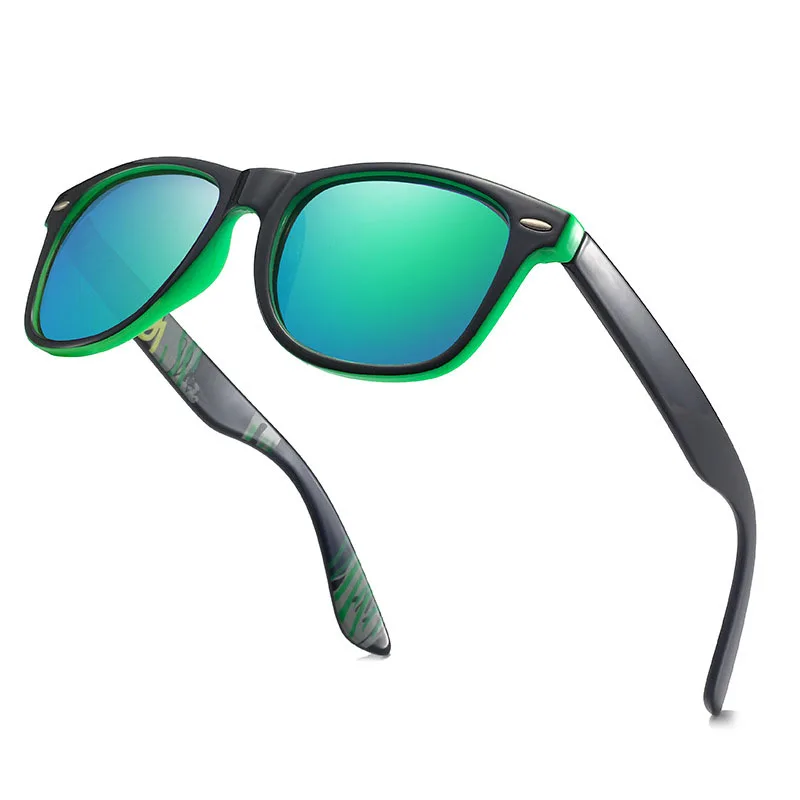 2022 Hot selling brand retro sunglasses custom logo uv400 fashionable driving polarized sunglasses man