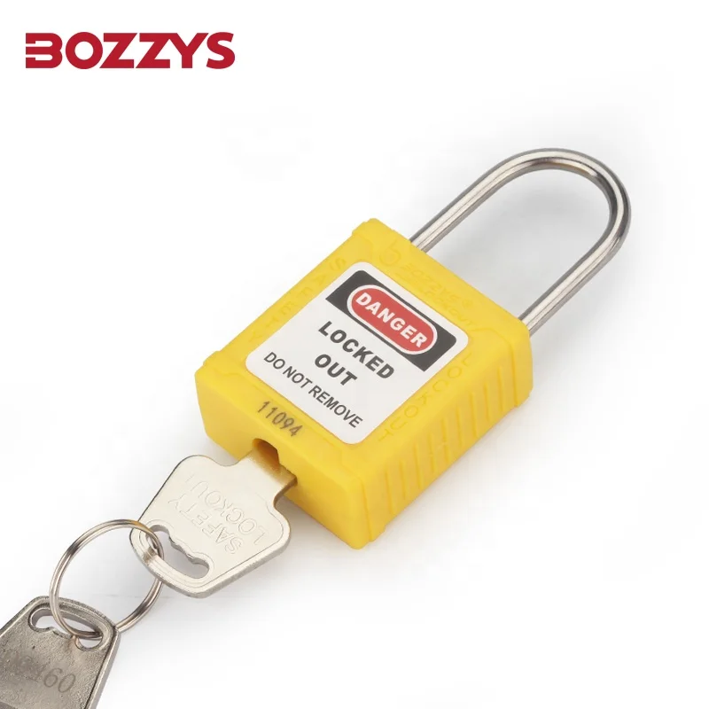 Multicolor Industrial Isolation lockout-tagout safety Padlock with Master Keyed Custom laser coding and label