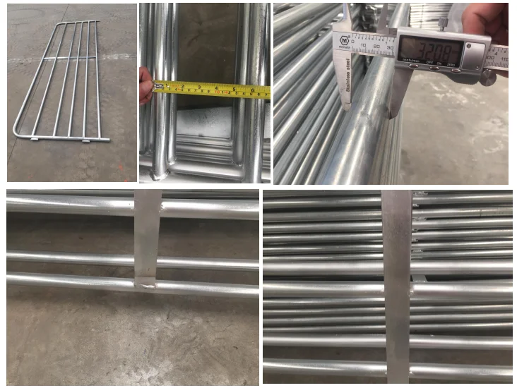 Heavy-Duty Hot-Dipped Galvanized Cattle Yard Panel Livestock Fence Metal Security Fence for Farm  Direct Factory Supply