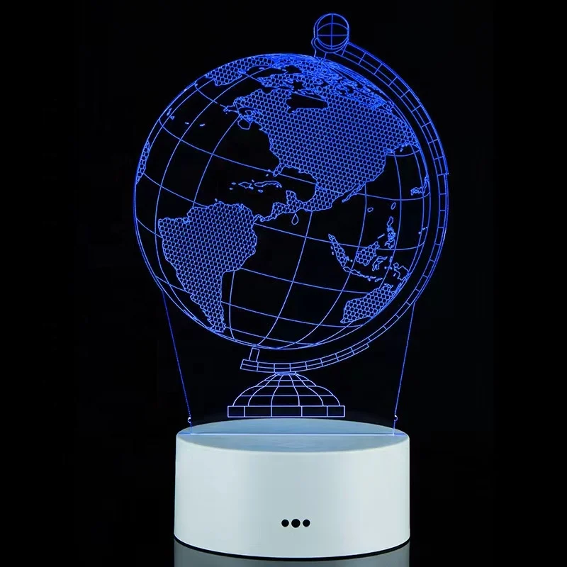 New Electronic Product Creative Gift Led Night Light Christmas Birthday Gift Strange 3d Night Light