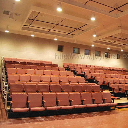 JY-780 high level theatre vip chair telescopic retractable bleacher seat seating system