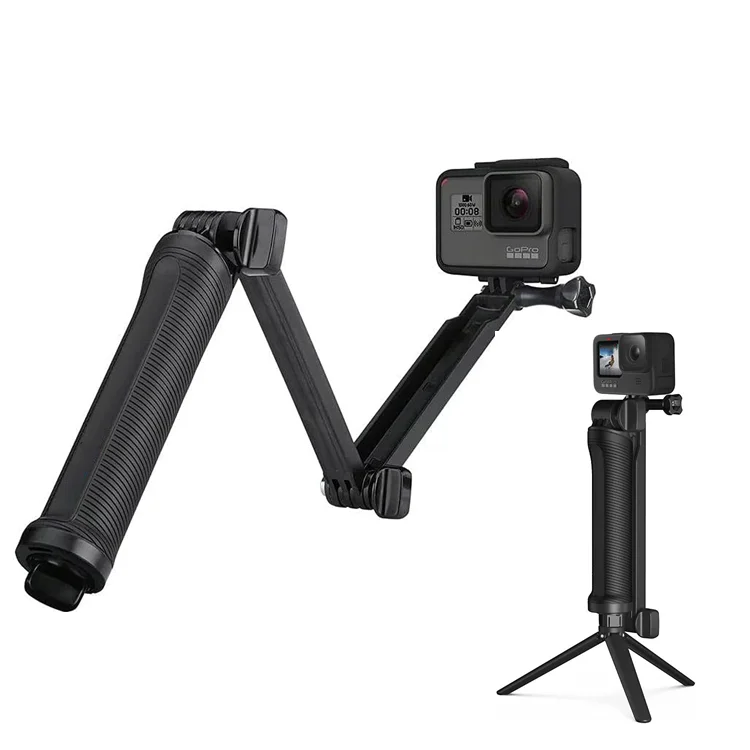 Flexible 3 Way Grip Waterproof Monopod Selfie Stick Tripod Stand For Gopro Hero Camera Accessory