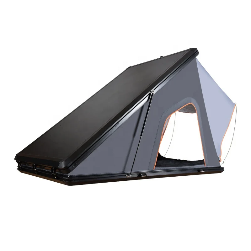 Top Fashion Pop Up Suv 4x4 Triangle Hard Aluminium Camping Hard Shell Car Roof Top Tent For Outdoor