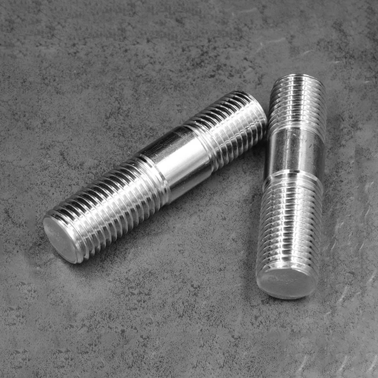 Carbon Steel Galvanized Zinc Plated Chemical Anchor Double End Bolt Stud Bolt Through Bolt M10-M24