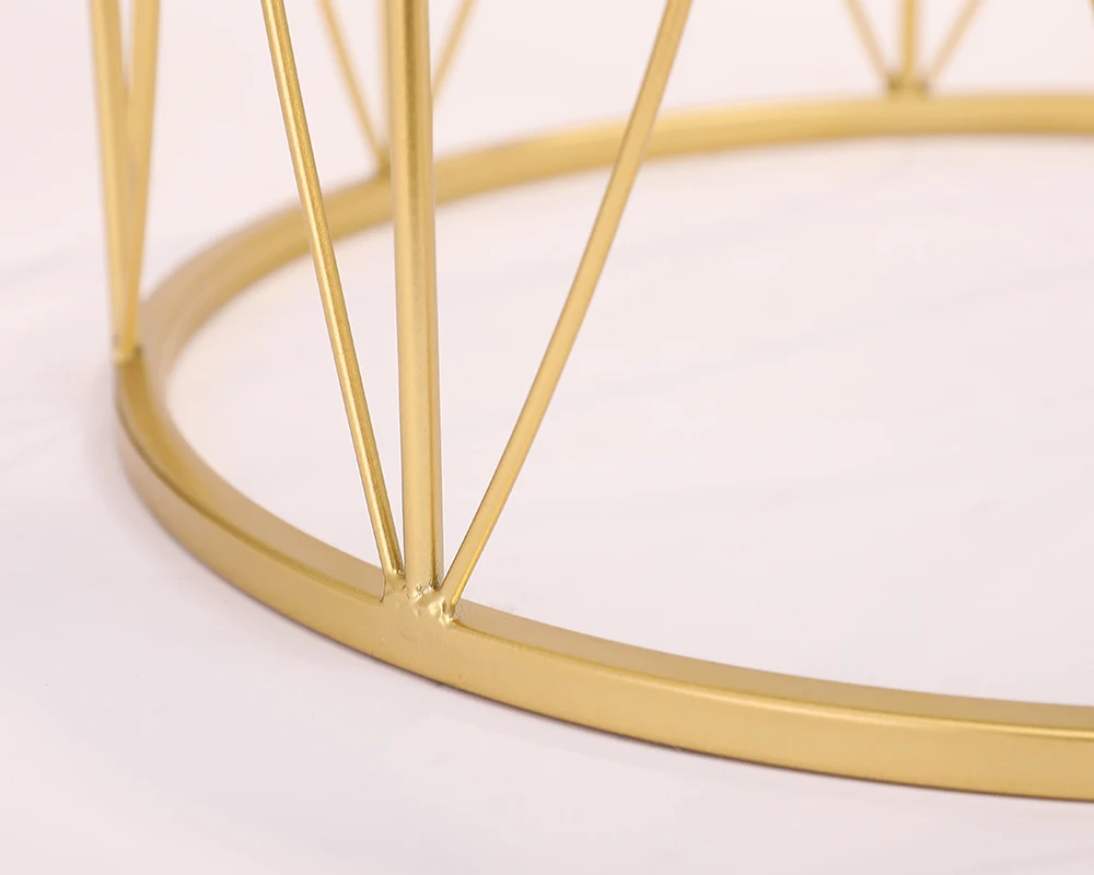 Simple coffee table top mirror decoration table