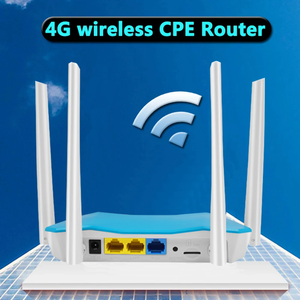 4G LTE Router with SIM Card Slot with External 4 antenna OPENWRT 300Mbps Wireless N 4G LTE Router  4g wifi router sim card