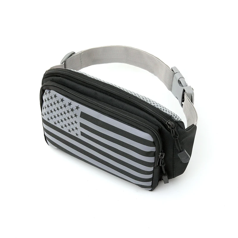 Custom Unisex Outdoor Travel Fanny Pack Crossbody Fashion Waterproof Sports Bag For Men Nylon Phone Waist Bag