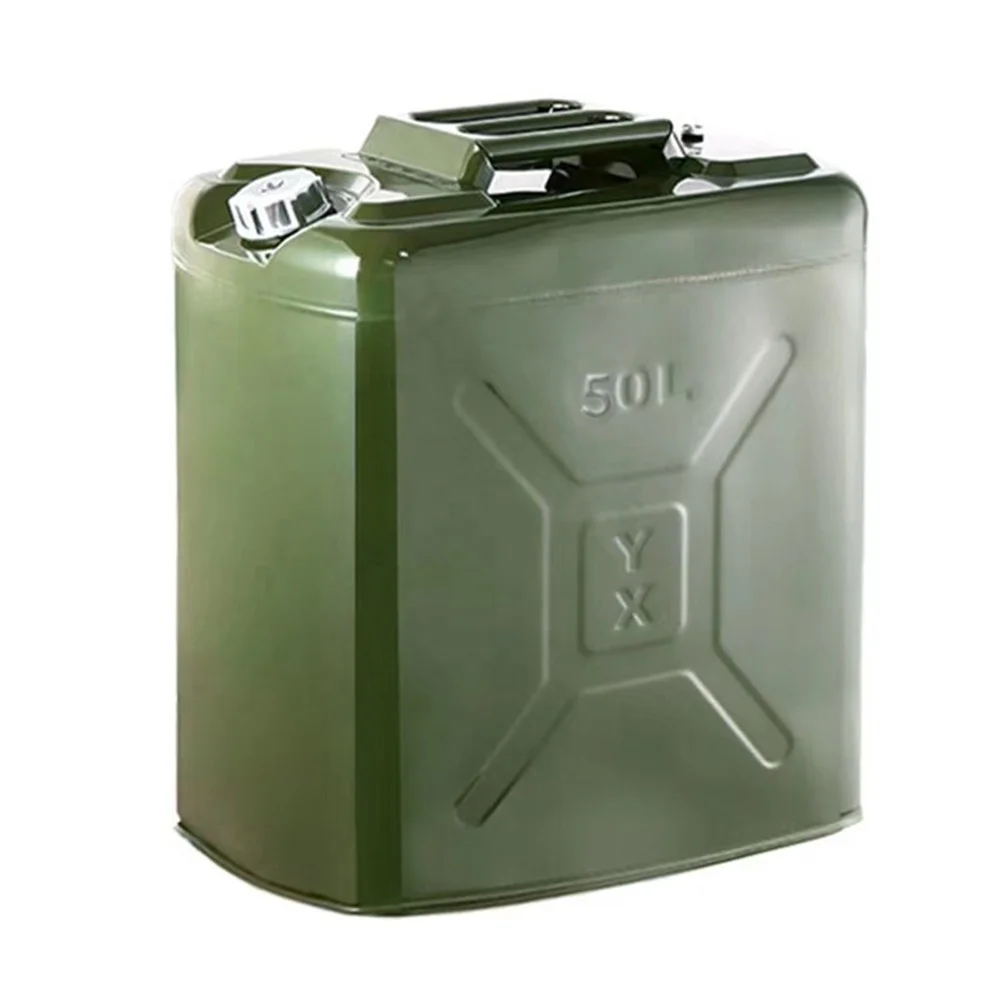 High Capacity Metal Thicken 50L 60L 70L 80L Storage Gasoline Diesel Oil Fuel Tank Jerry Cans Canisters