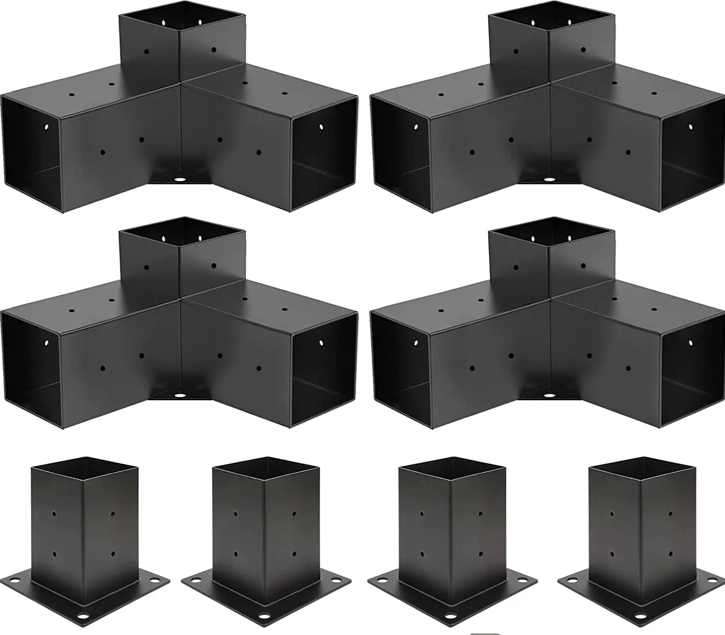 Pergola Bracket DIY Kit  for Woodwork DIY Pergola Kit & Post Base Brackets for Gazebos, Patio Pergolas