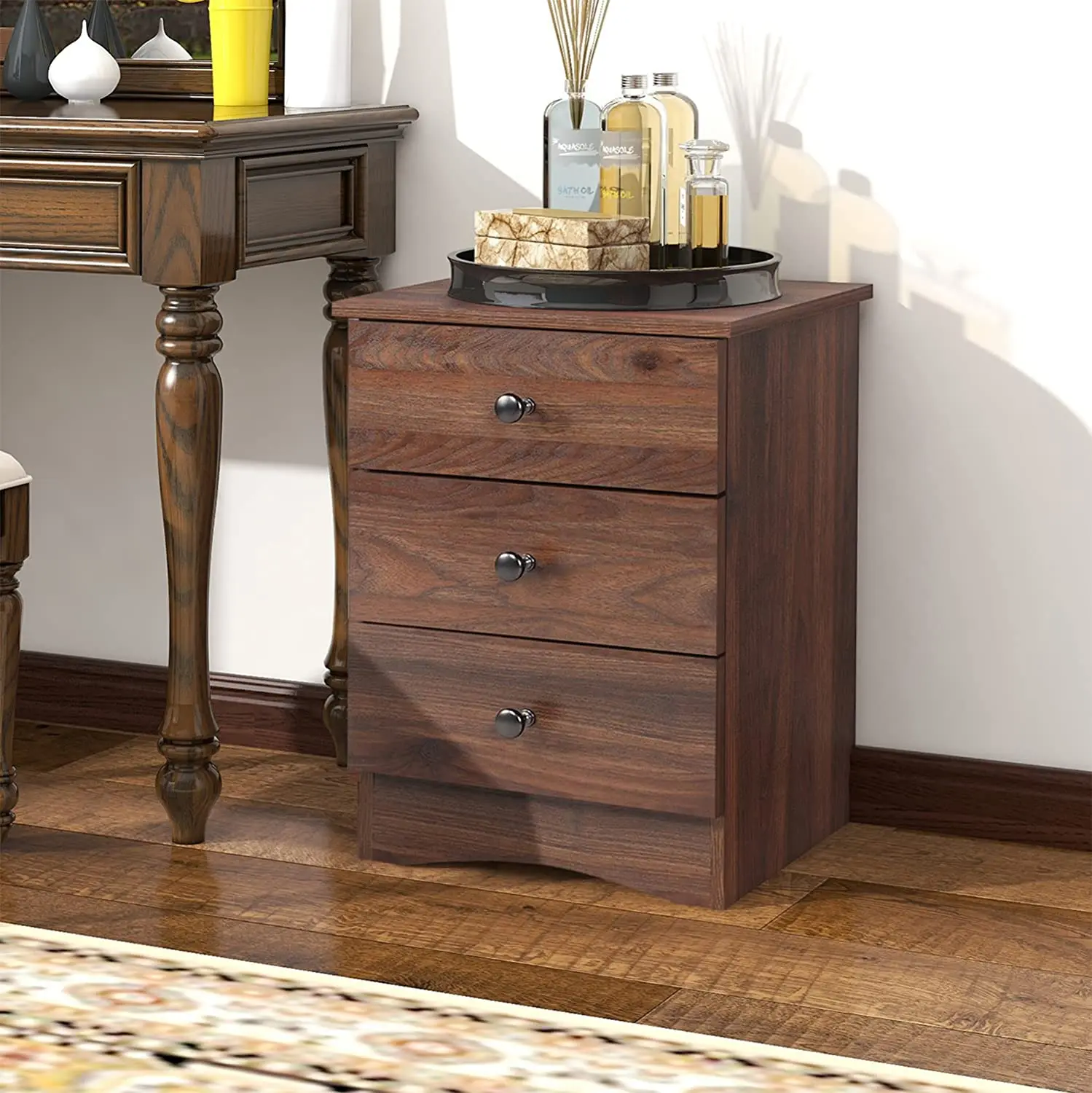 Bedside table nightstand modern bedroom nightstand corner table organizer