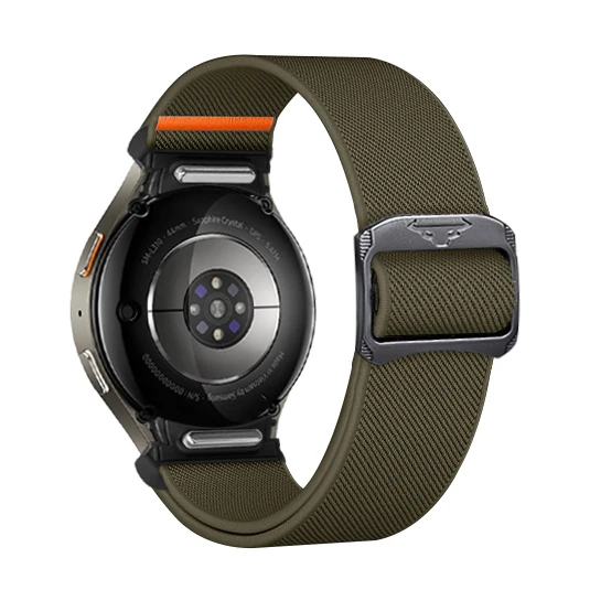 Elastic nylon braid watch bands for Samsung galaxy watch 4 5 6 fabric breathable straps for smart watch