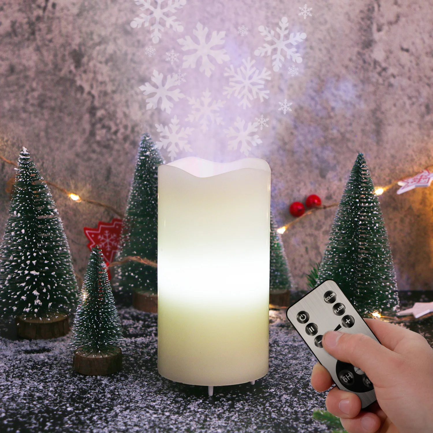 KSWING Best Selling LED Candle 3D 3D Indoor Use Battery-Powered Stage Light Different Holiday Effect Home Christmas Wax