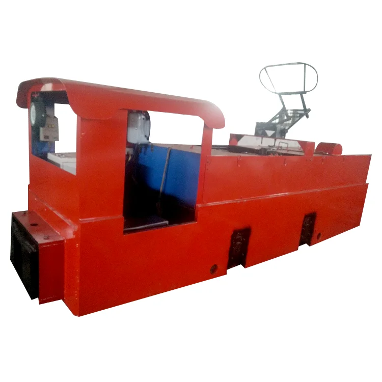 
Popular Product CJY7 7 Tons Narrow Gauge Underground Trolley Battery Electric Metal Mining Locomotive Mine Aerial Cable Locotive 