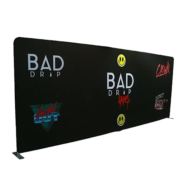 Portable Trade Show Exhibit Display Backdrop Stand Booth Tension Fabric Backdrop For Trade Show Booth Exhibition