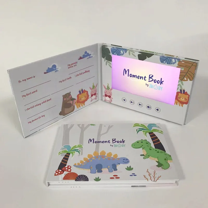 Customized Cheap China Homemade lcd Brochure Video Card 7 Inch ips Screen Digital Video Book for Company Marketing