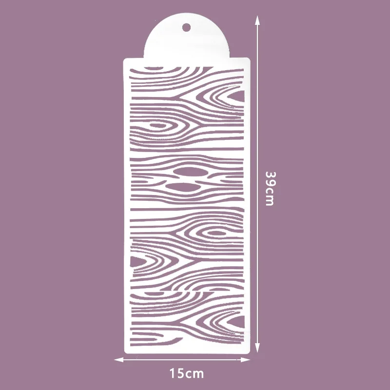 Saffron Multiple Designs cake stencil for decoration plastic templates Lazer Cut wood star butterfly floral stencil for cakes