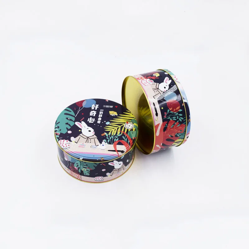 
Factory directly wholesale candy round tin box packaging custome made 