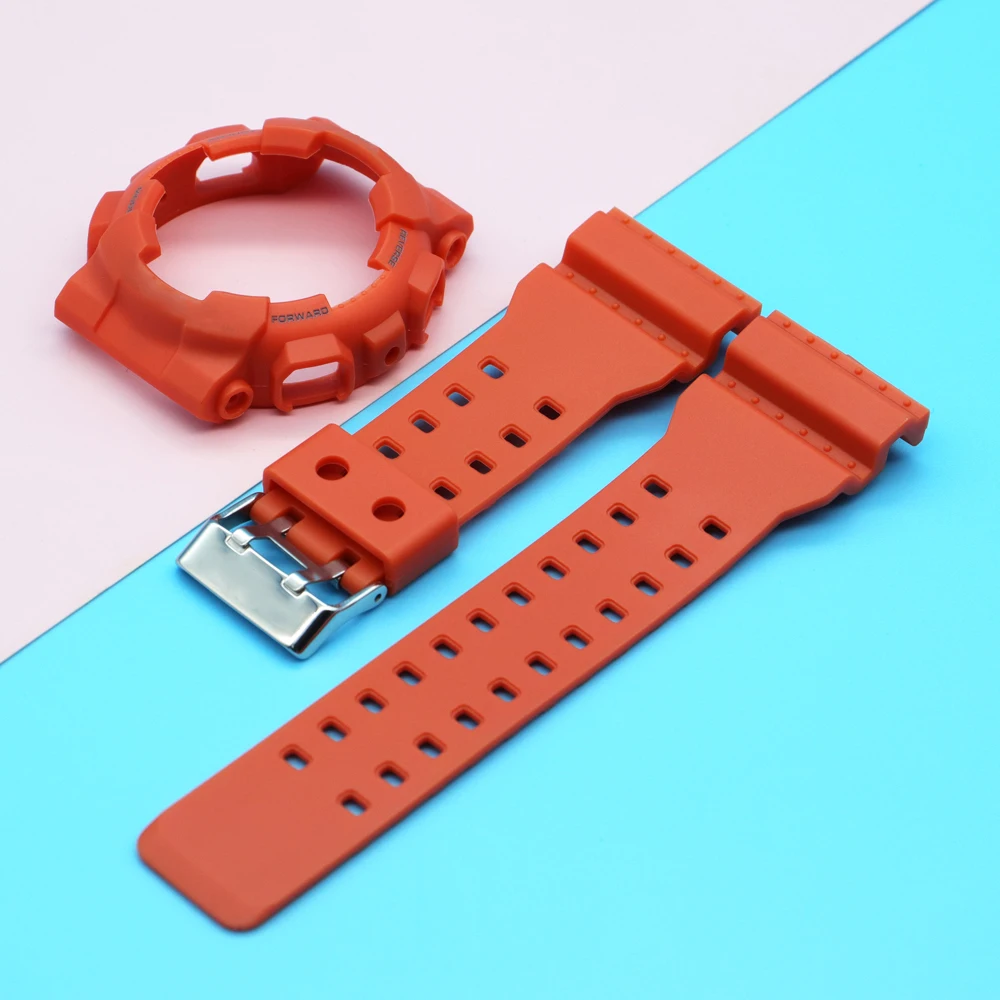 For Casioak Silicone Tool Strap GA 110 GA100 GA120 GA-140 GA150 GA300 GD 120 100 110 GLS 100 110