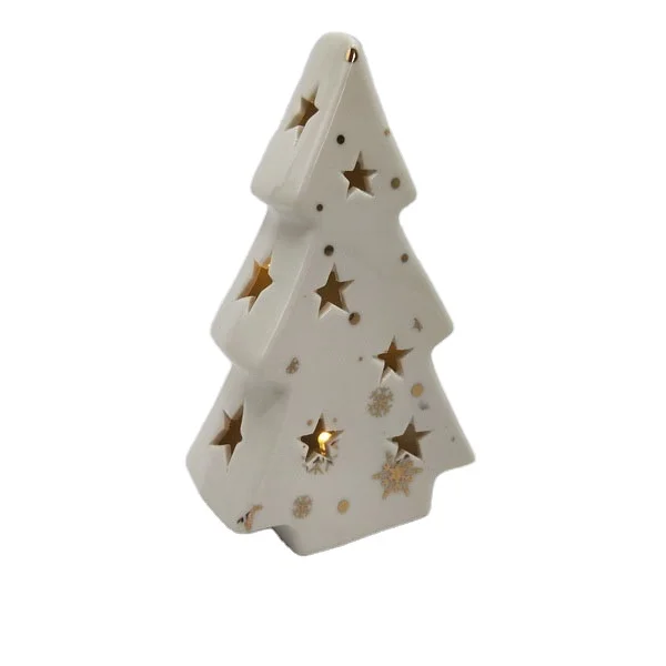 unique christmas ceramics T-light candle holder insert for home decor