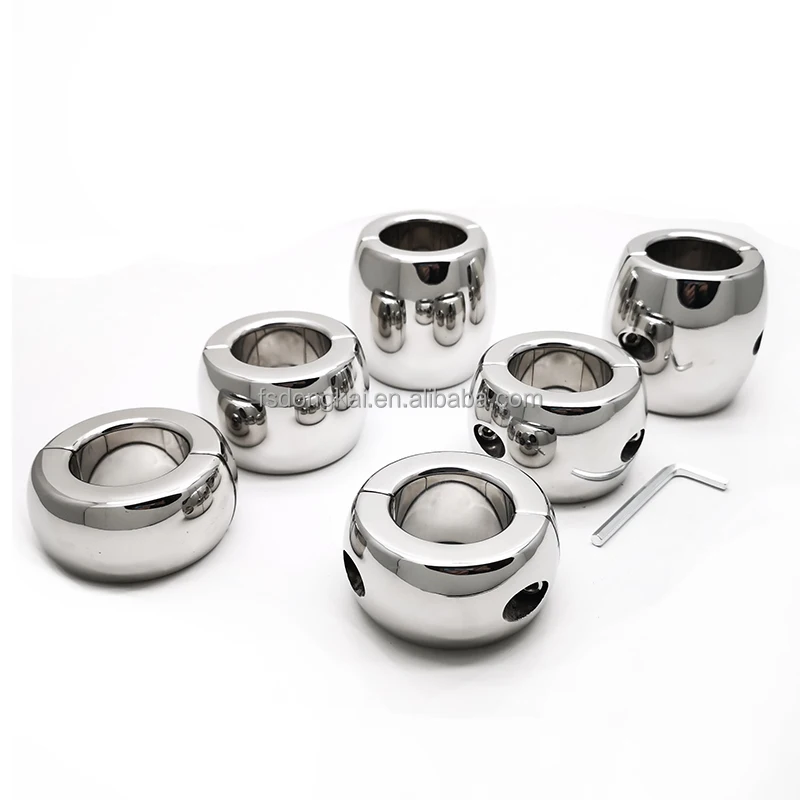 New Innovation Metal scrotum pendant restraint ring forces penis to delay ejaculation and enhance sexual interest for BDSM Game