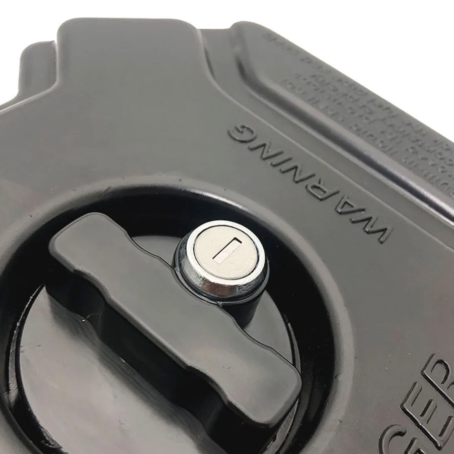 High Strength ABS Motorcycle ATV Car 5L Red Black Water Gas Diesel Petrol Fuel Pack Tank