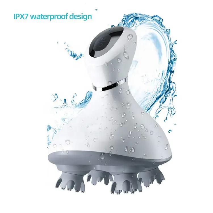 Electric Hair Shampoo Brush for Relaxing and Stimulating Head Massage Electric Scalp Massager