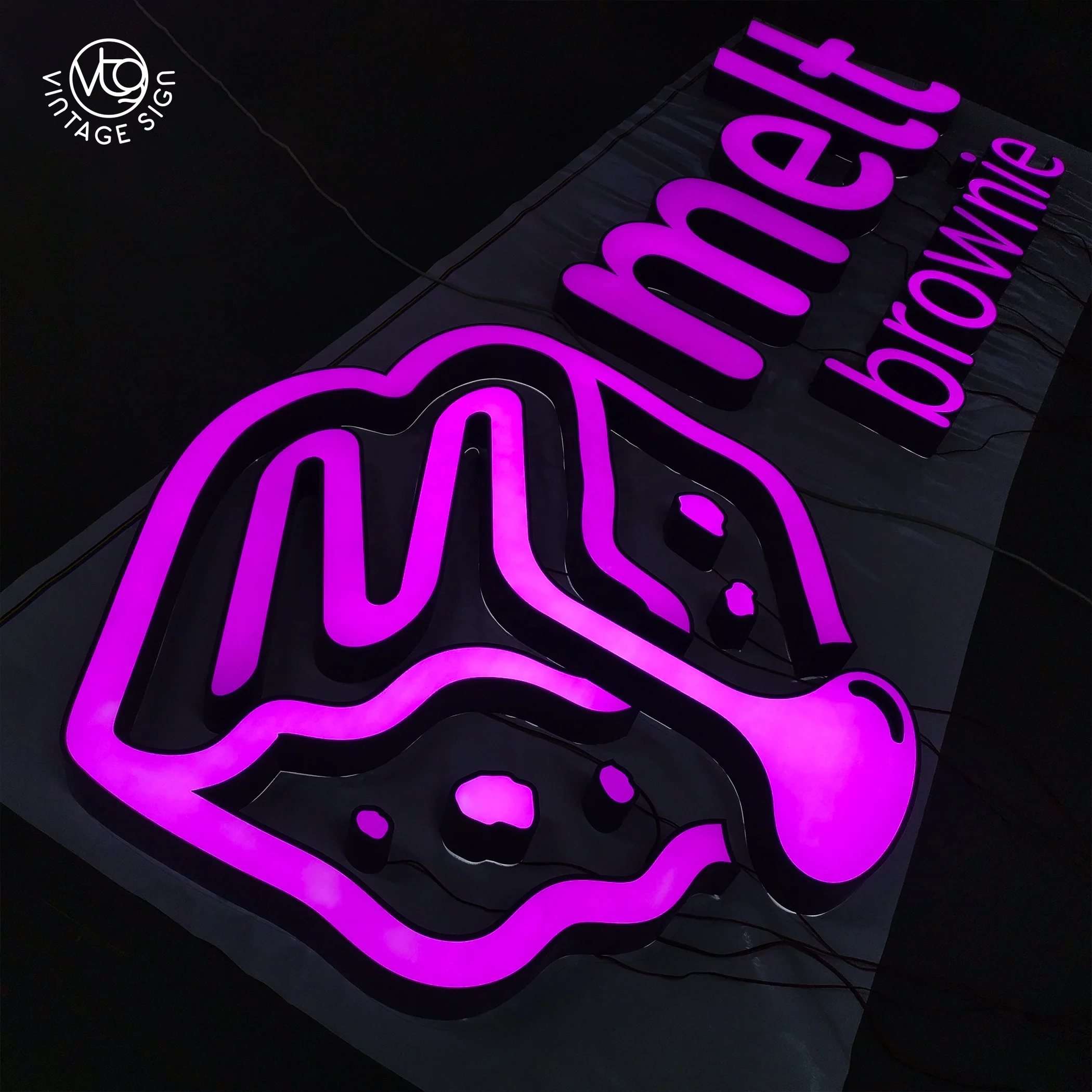 Signage Frame Channel Letter Led Custom Front-lit Store Name Design Front Lit Logo Sign With Best Quality