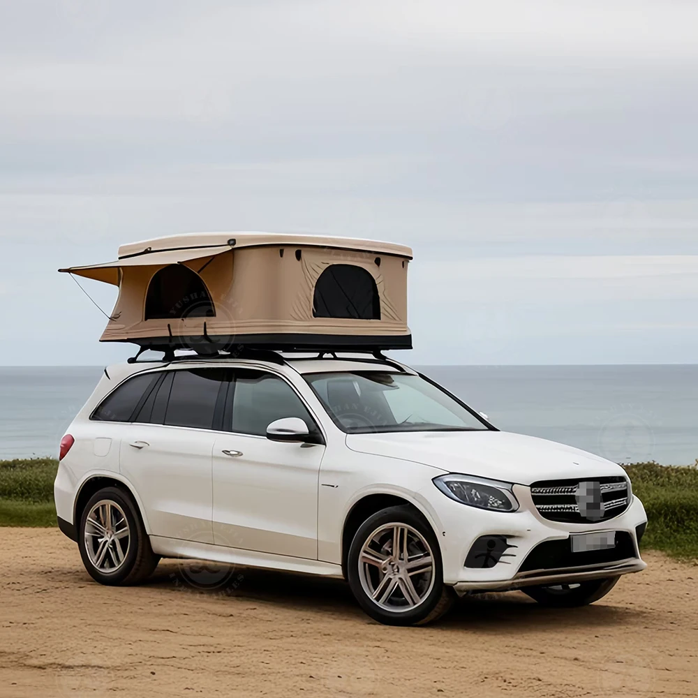 Wholesale car tent with paddel PVC fabric bottom inflatable car roof top tent Waterproof with rooftop tents platform