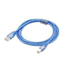 Pogo New Product Wholesale High Quality Blue 1m USB A Male To B Male Cable Scanner Printer Cable High Speed Transfer