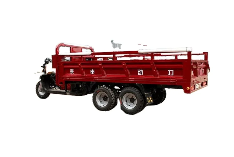 350CC Water Cooling Customized Double Wheel 9 Wheel Motorcycle Double Rear Axle 9 Wheel Cargo Tricycle