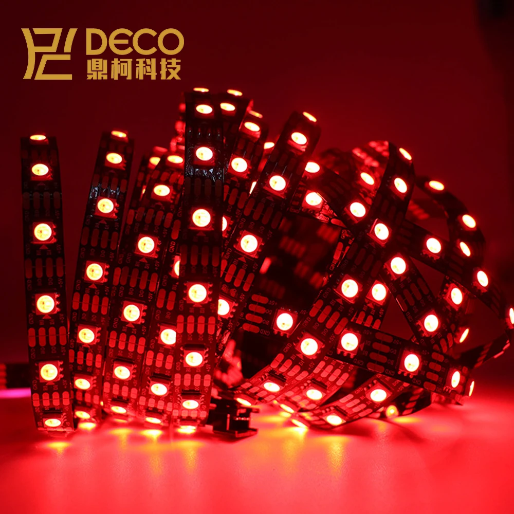  DC5V адресуемых Smart RGB Светодиодные полосы света 5050 светодиодные WS2813B встроенный IC цифровая светодиодная лента