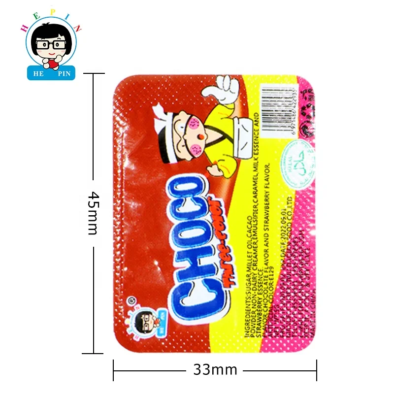 OEM Order Box Packing 5g 3 Colours 3 Flavours Chocolate Cup Choco Candy Jam For Kids