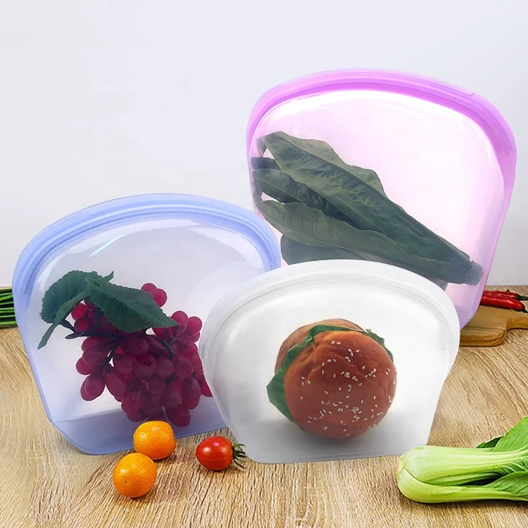 3500ML Pure Platinum Large Silicone Bag Sous Vide Meal Prep Vacuum Container Freeze & Organize Meat Poultry in Portion Sizes