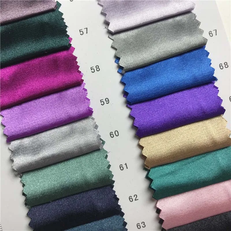 wholesale high quality 100% polyester silk satin fabric for party dress pajamas
