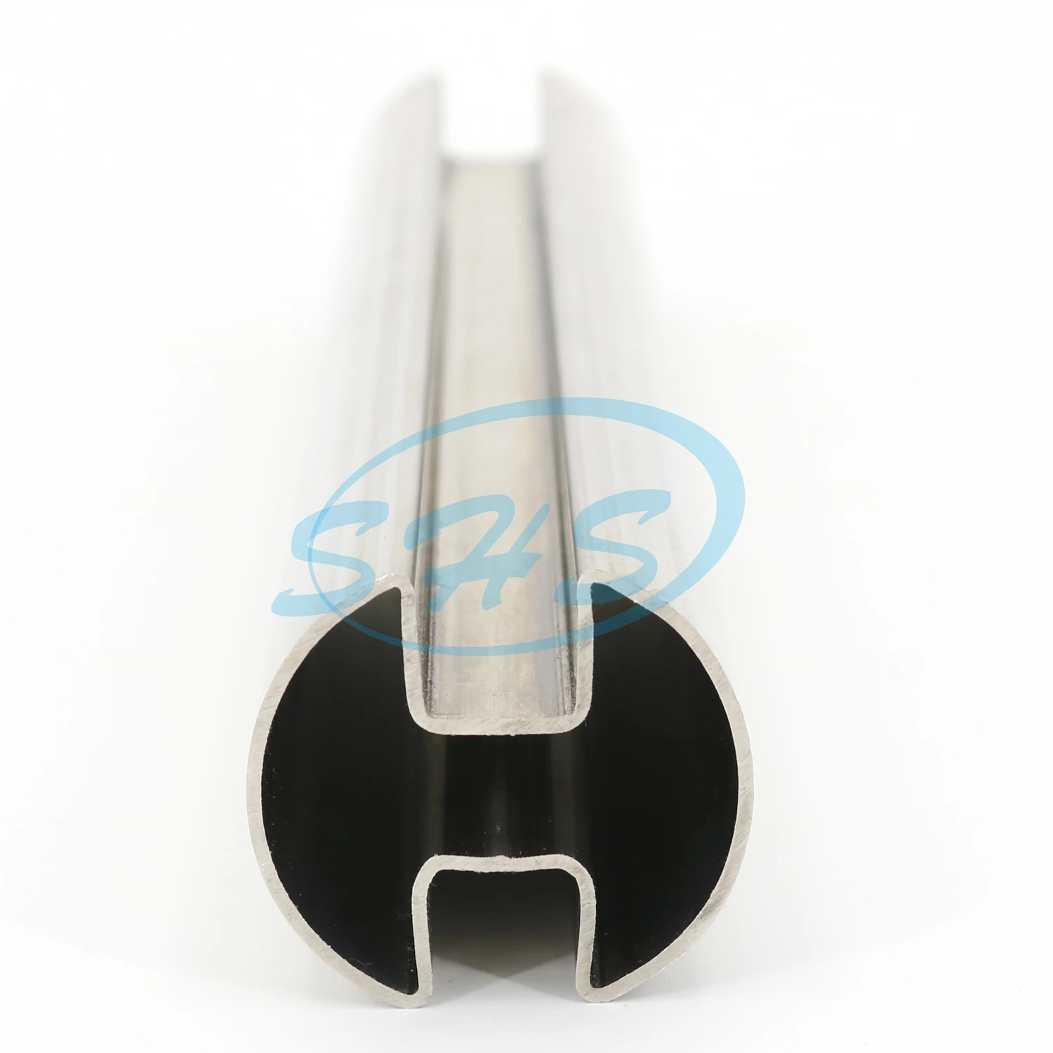 SS304 stainless welded slotted pipe Dia 2 inch tube with 180 degrees double slot pipe 50.8x1.5x(slot 15x15)