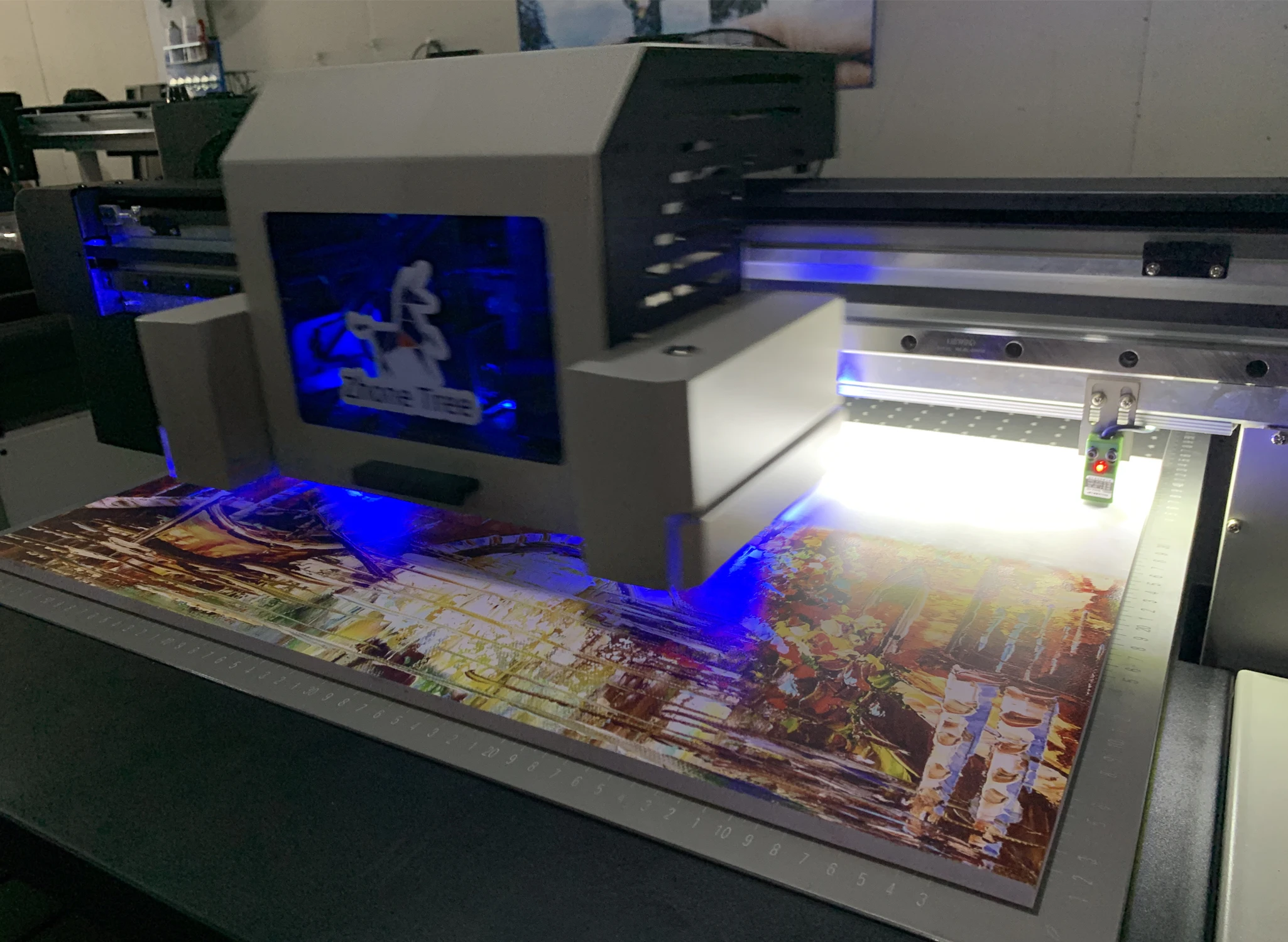 ZT-6090X uv printer inkjet flat bed uv led printing machine cheap small a2 a3 a4 varnish digital flatbed uv printer 6090
