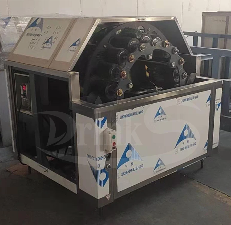 24 Model Semi-automatic Rotary 1800 - 2400 BPH Beer Glass Rinser