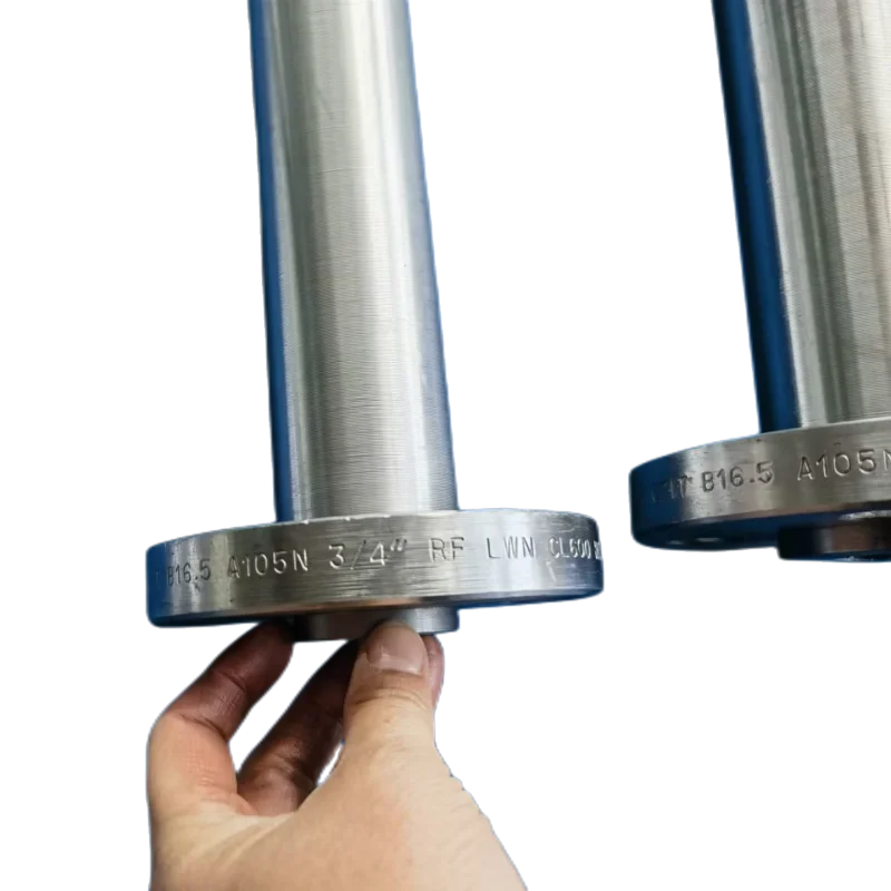 Steel Stainless Steel A182F 304L NPS 1 1/2inch  ANSI B 16.5 CLASS 150RF LWN Long Flange
