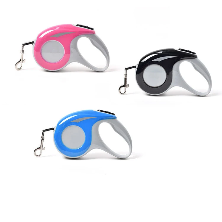 New Design Dog Walker Plastic Cover Nylon Retractable Pet Leash Automatically Retractable Dog Leash