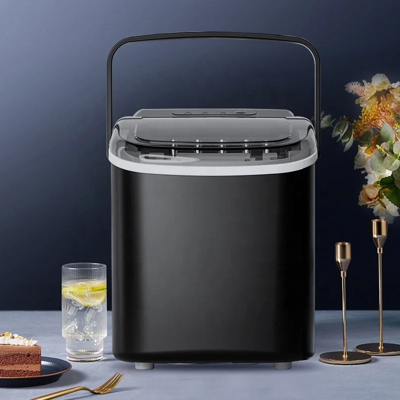 Portable Household Fast ice Making Ice Maker Machine Maquina de hielo for Kitchen Office Bar Party
