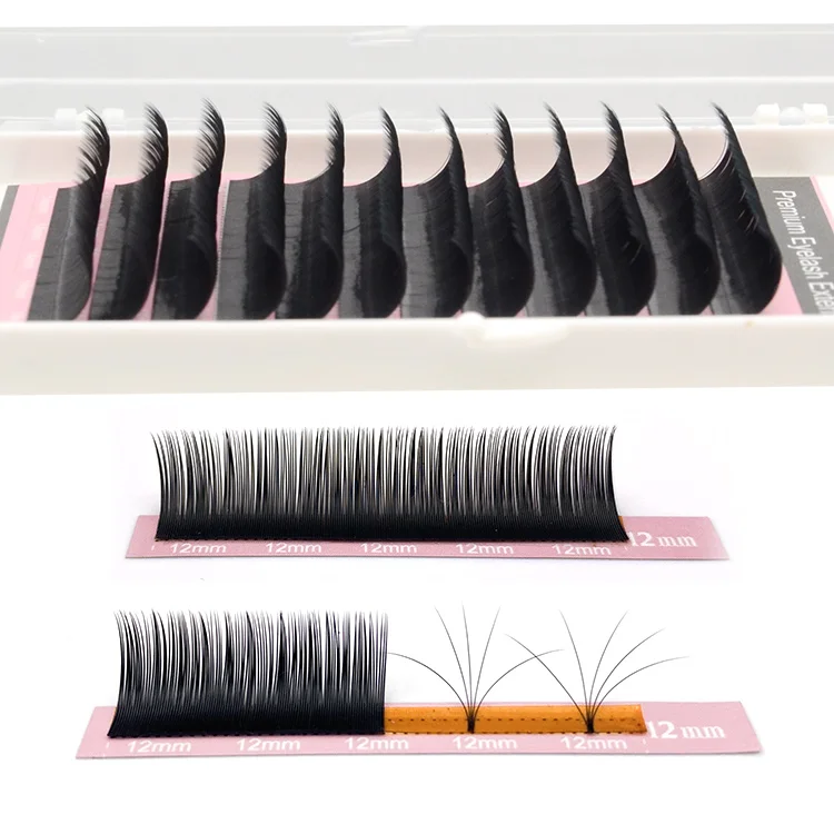 Qeelasee matte mink Korean PBT material lashes mink Individual eyelash extensions