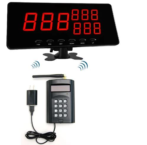 Wireless  Queue Calling Number Display Management System for Bank Hospital Service Place