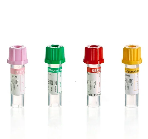 Factory custom high quality 0.5ml micro vacuum blood collection tubes